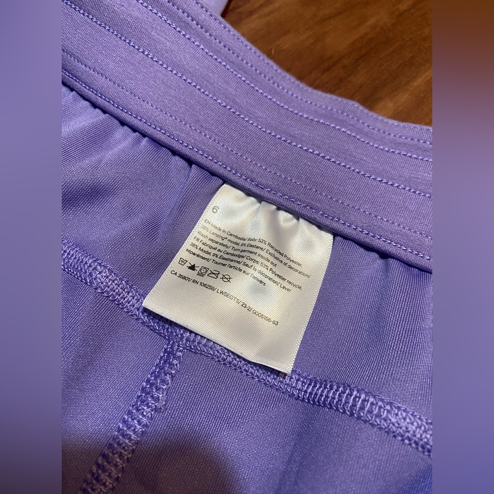 Lululemon Softstreme High-Rise Pant Full Length Dark Lavender Size 6 - Picture 7 of 11